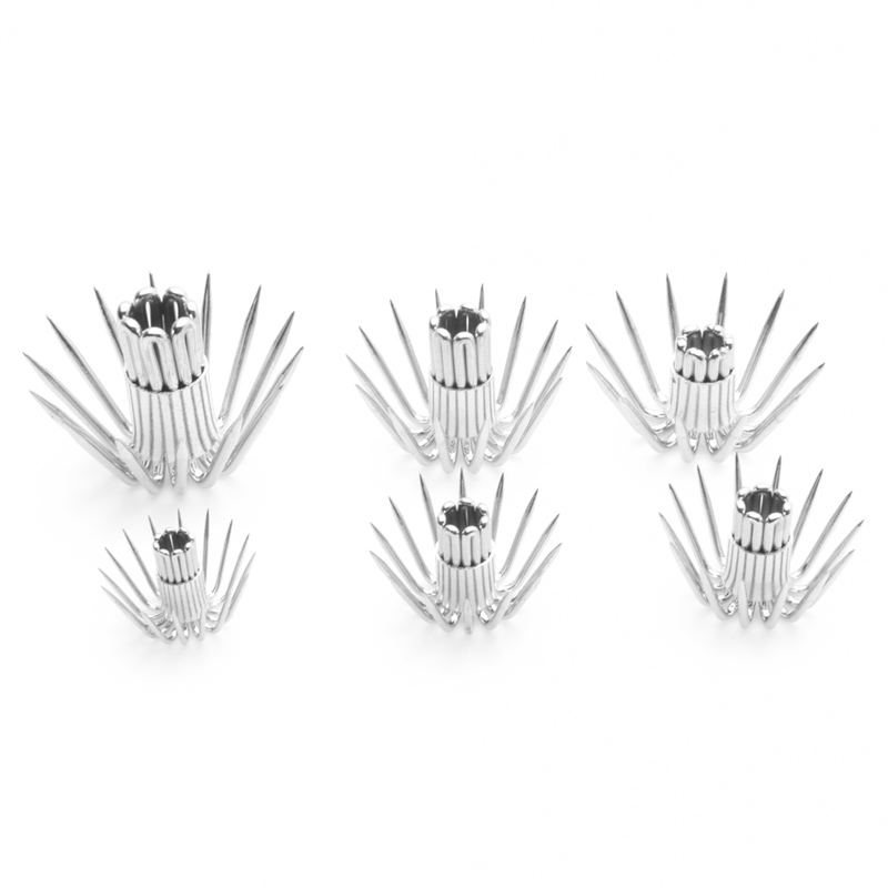Fishing Hook Barbless - 10 Stück Meeresangelhaken mit Holzgarnelenköder, Tintenfischhaken,
