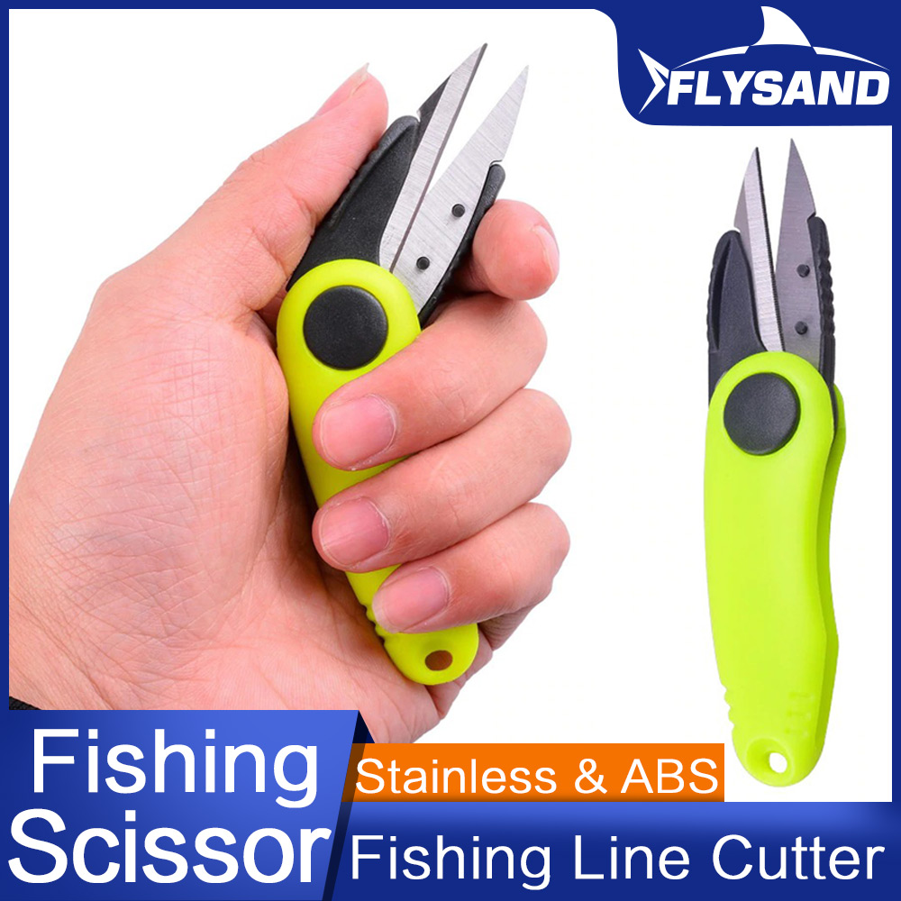 Fishing Hook Sharpener - FLYSAND Folding Angelschnur Cut Clipper Garnelen-typ