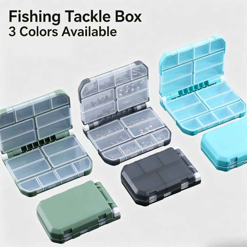 Fishing Hook Sharpener - Aufbewahrungsbox für Angelzubehör mit Herausnehmbaren Trennwänden,