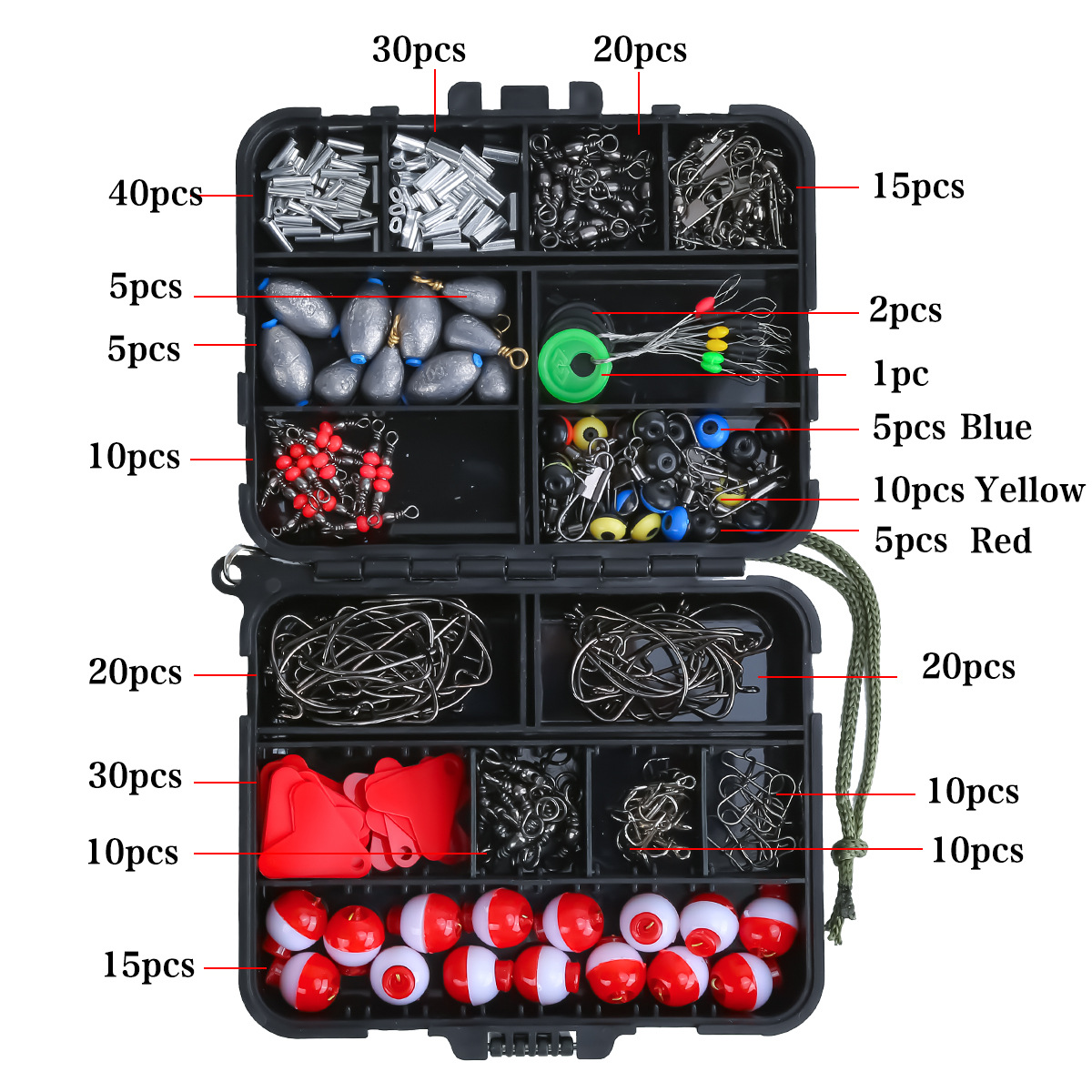 263-teiliges Angelzubehör-Set  – Fishing Hook Box Bewertung und Preis