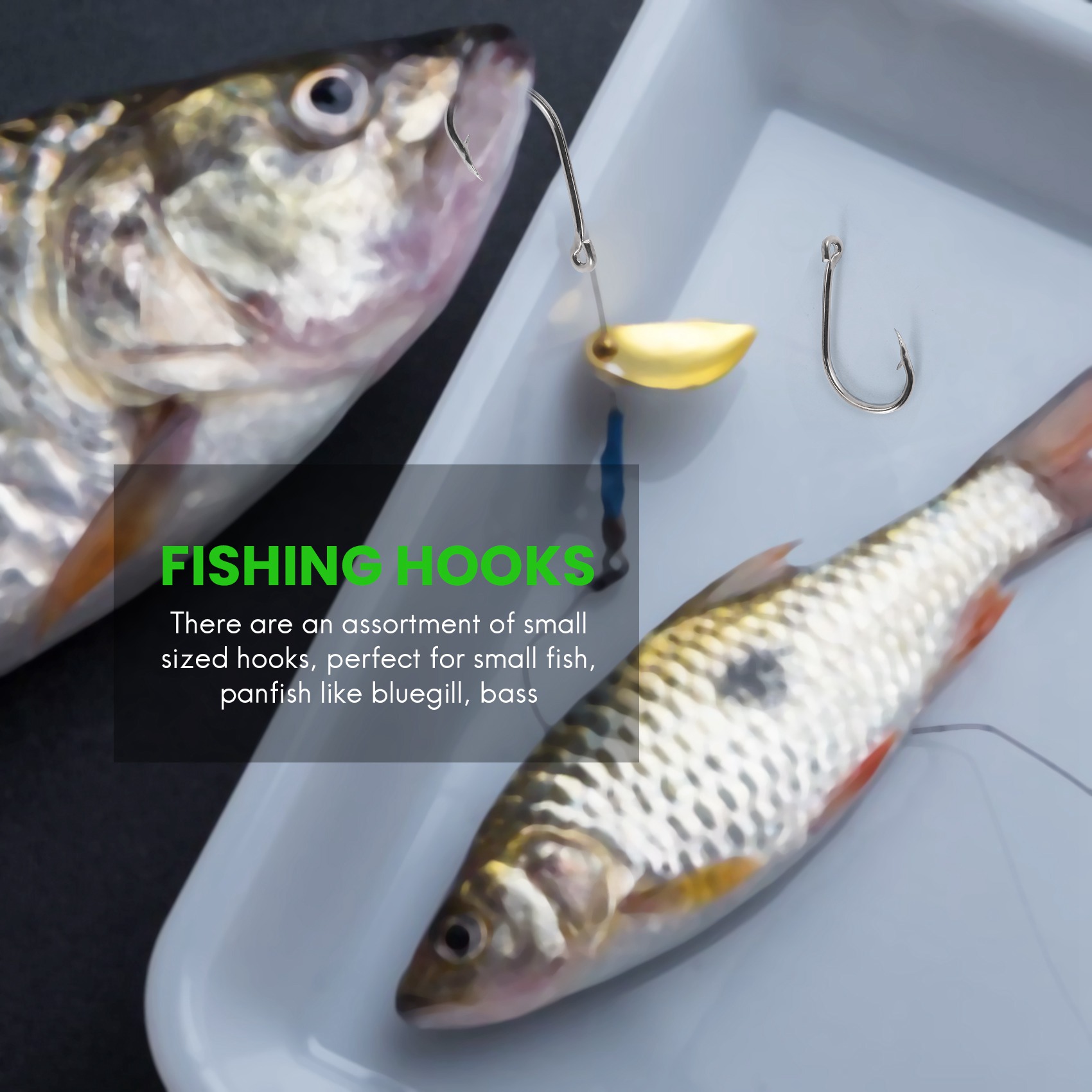Neu eingetroffen: 500 Stück/Se – Fishing Hook Size Bewertung und Preis