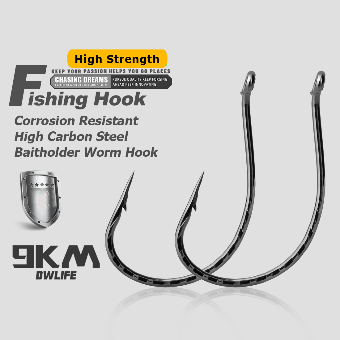 Drop Shot Haken Bass Angelhake – Fishing Hook Barbless Bewertung und Preis