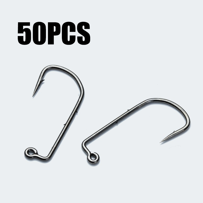 50 Stück 90-Grad-Jig-Fliegenha – Fishing Hook Barbless Bewertung und Preis