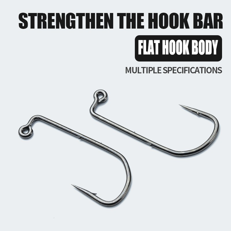 50 Stück 90-Grad-Jig-Fliegenha – Fishing Hook Barbless Bewertung und Preis