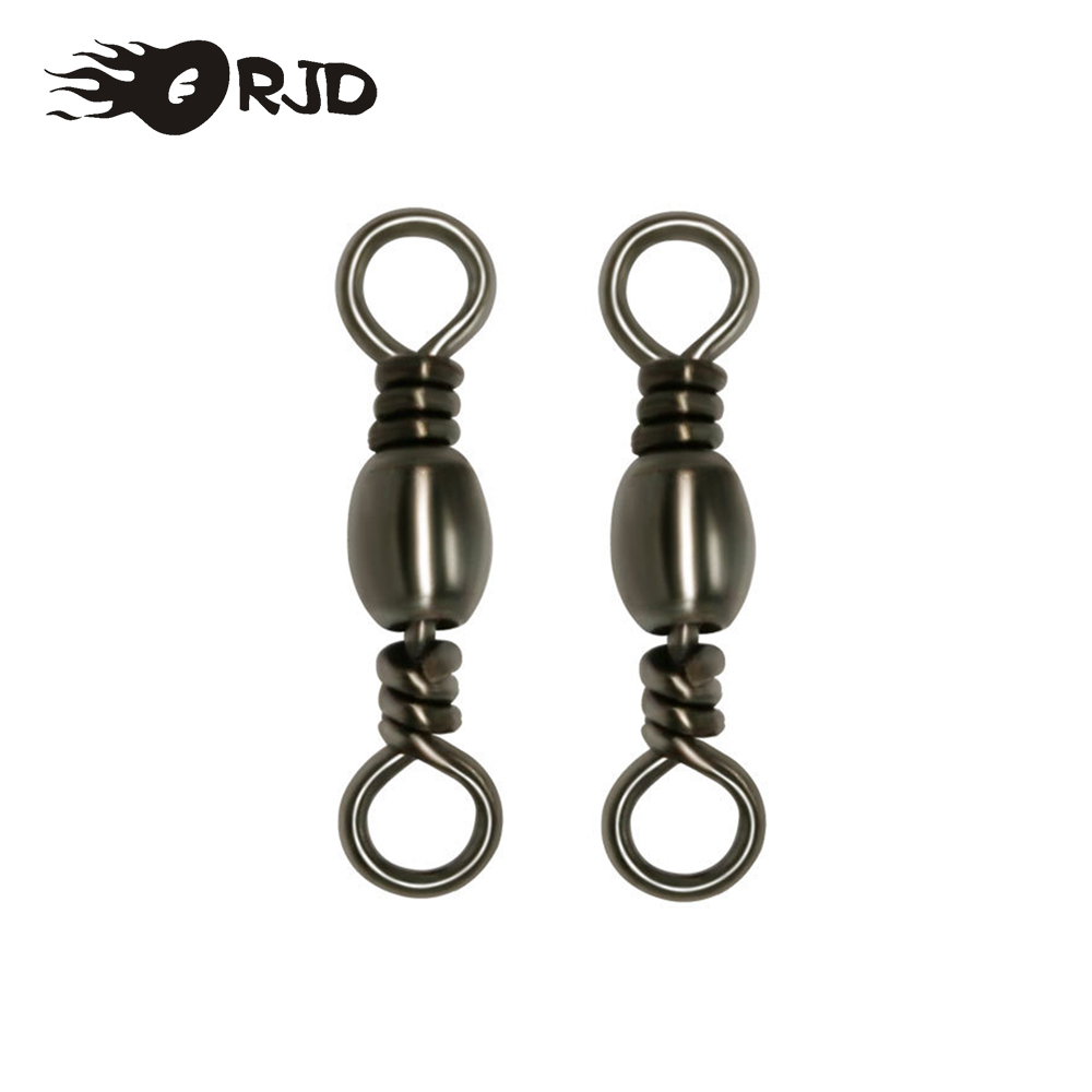 ORJD 20-50 stücke Barrel Wirbe – Fishing Hook Stainless Steel Bewertung und Preis