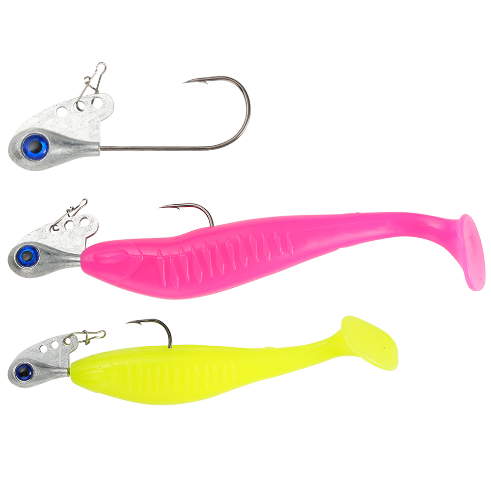 2Pcs Jig Kopf Haken 4g 5,5g 7, – Fishing Hook Size Bewertung und Preis