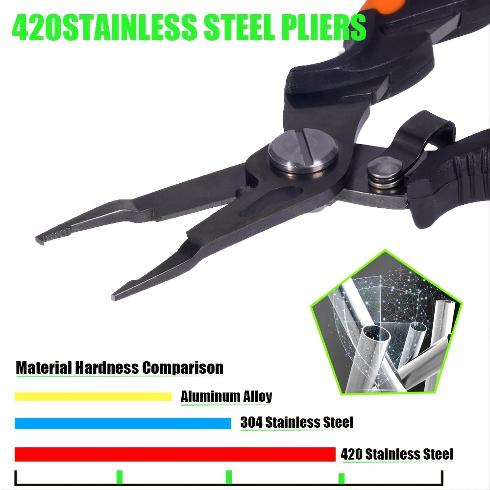 1 Stück robuste Angelzange aus – Fishing Hook Stainless Steel Bewertung und Preis