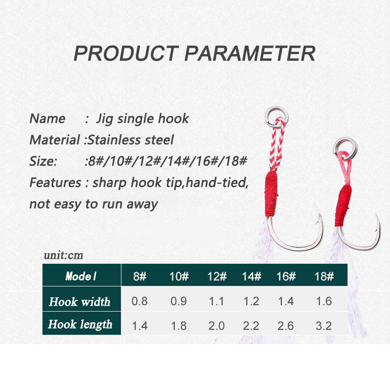 20 teile/beutel Angeln Cast Ji – Fishing Hook Barbless Bewertung und Preis
