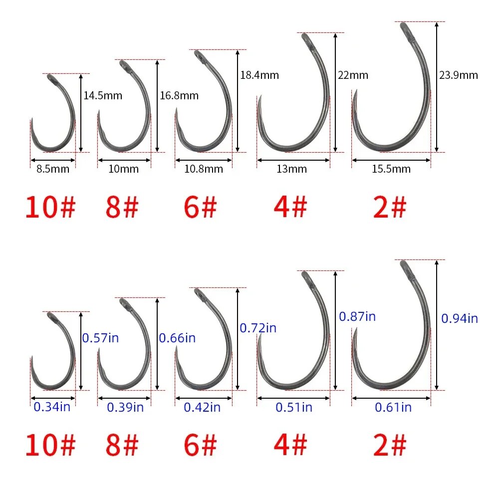 Hirisi 50 Stück Beschichtung H – Fishing Hook Barbless Bewertung und Preis